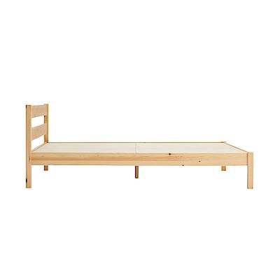 Wooden Pine Bed Large Double