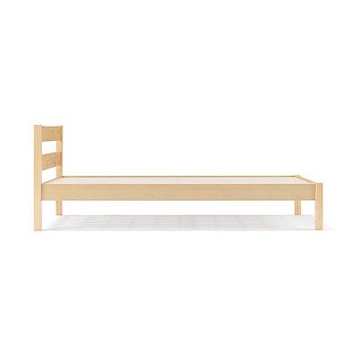 Wooden Pine Bed Single