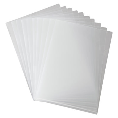 PP A4 Clear Folders - 10 Pack