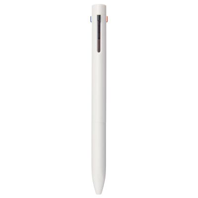 Triangular 3 Colour Ballpoint Pen / White