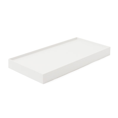 PP File Box Lid - White Grey 15cm