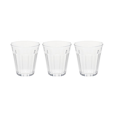 Soda Lime Glass Set Of 3Approx. 240 Ml