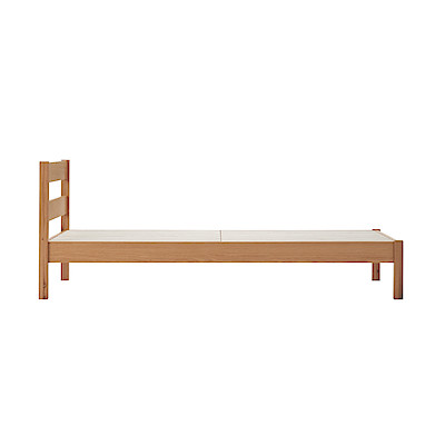 Wood Oak Veneer Bed Double