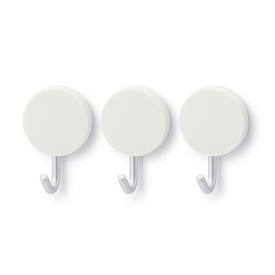 Pack of 3 Small Magnetic Hooks