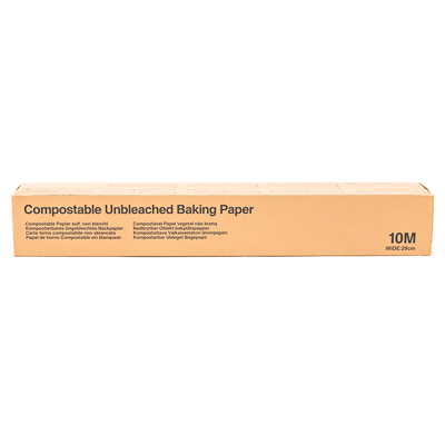 Compostable Unbleached Baking Paper 10m