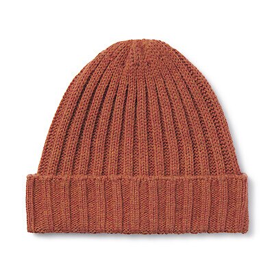 Non-Itchy Wool Ribbed Beanie