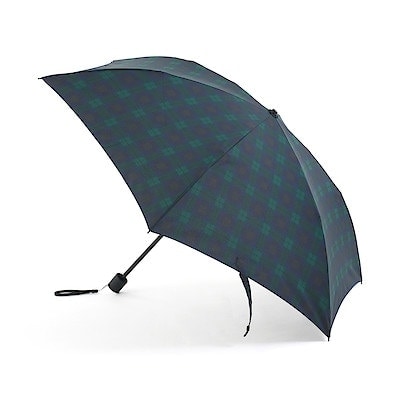 2-Way Foldable Check Umbrella