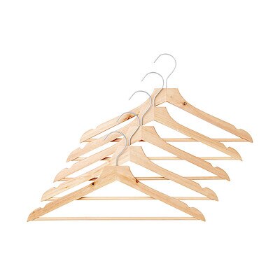 Wooden Hanger Set of 5