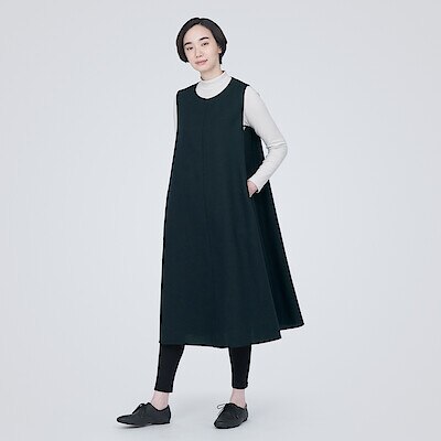 Women's Polyester Blend Jumper Dress