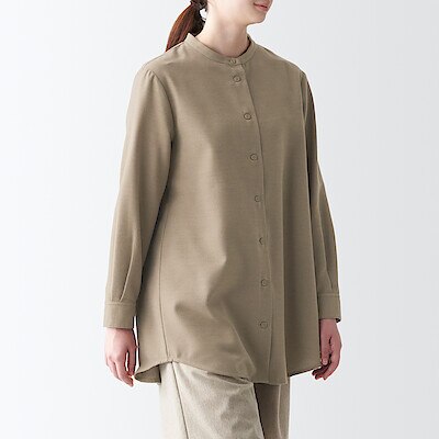 Women's Polyester Blend Long Sleeve Tunic