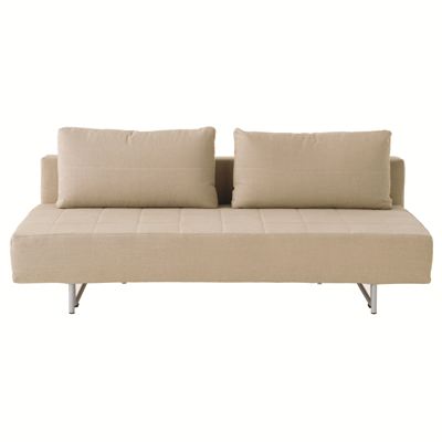 2 Seater Sofa bed - Linen - Beige