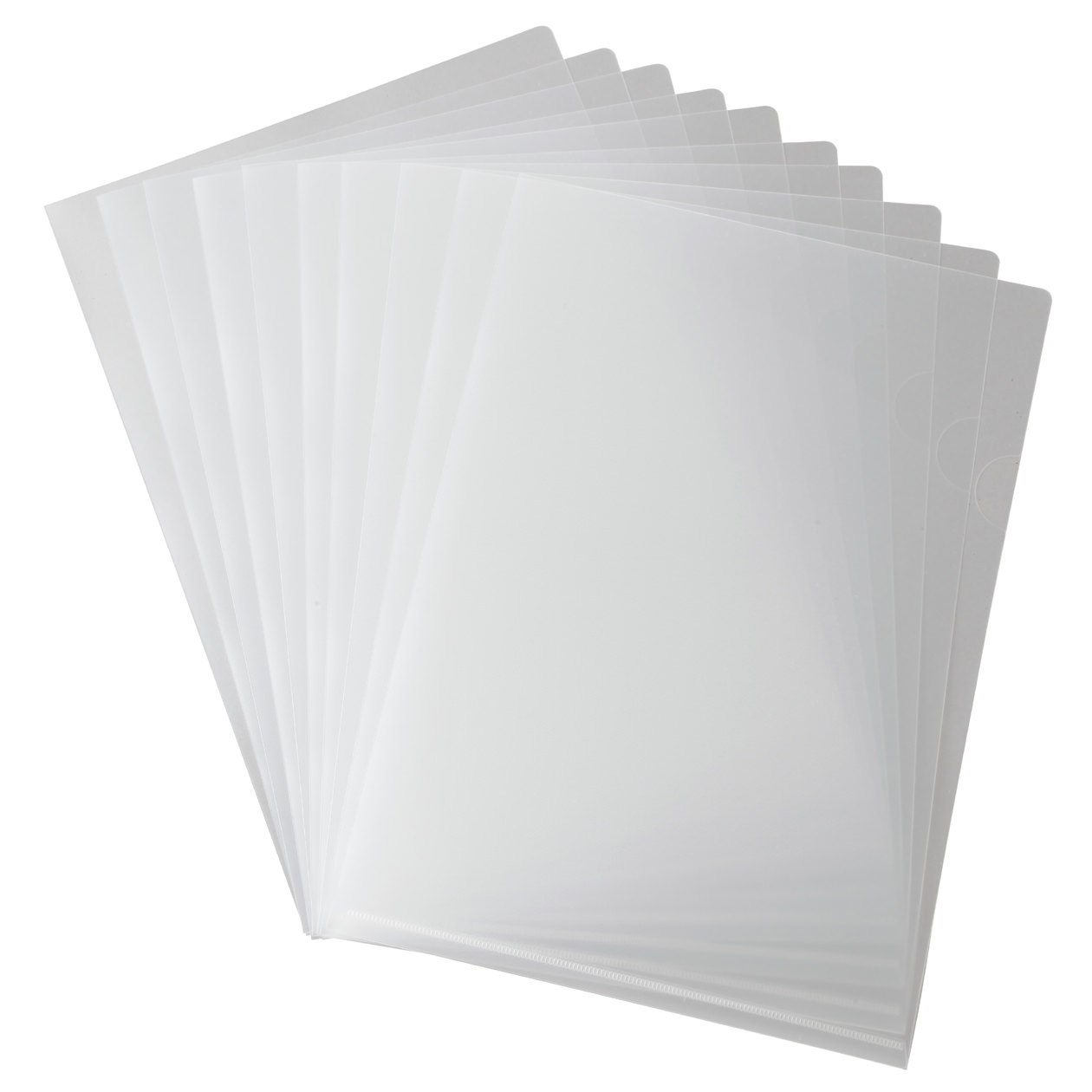 PP A4 Clear Folders - 10 Pack