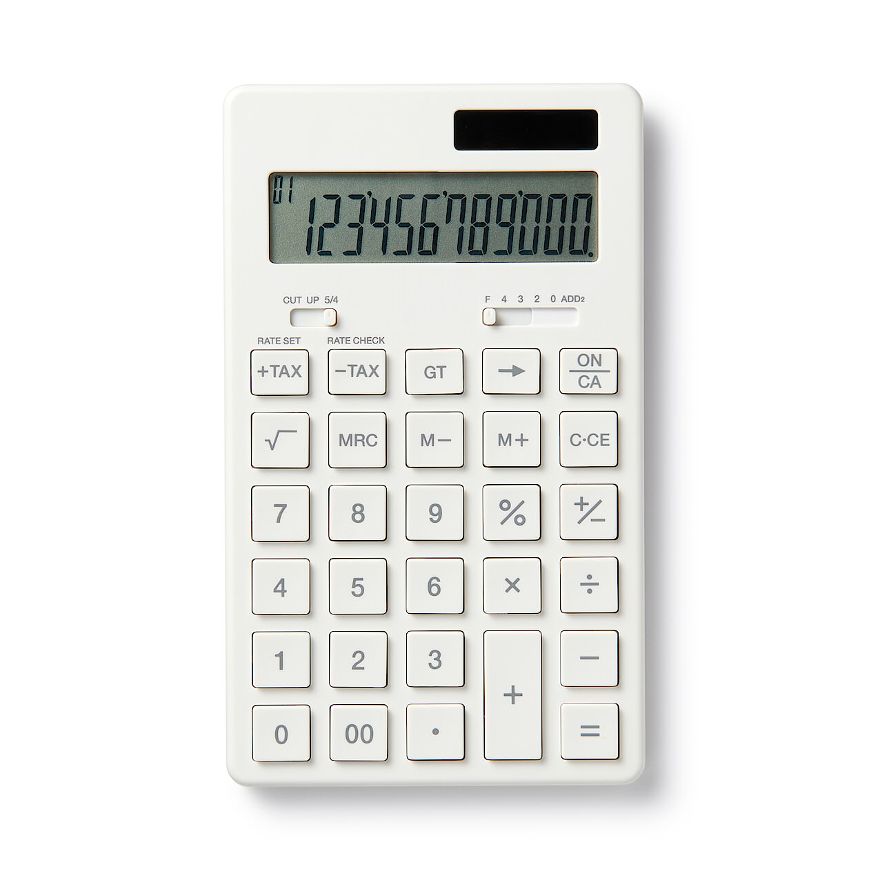 12 Digit Calculator - Grey