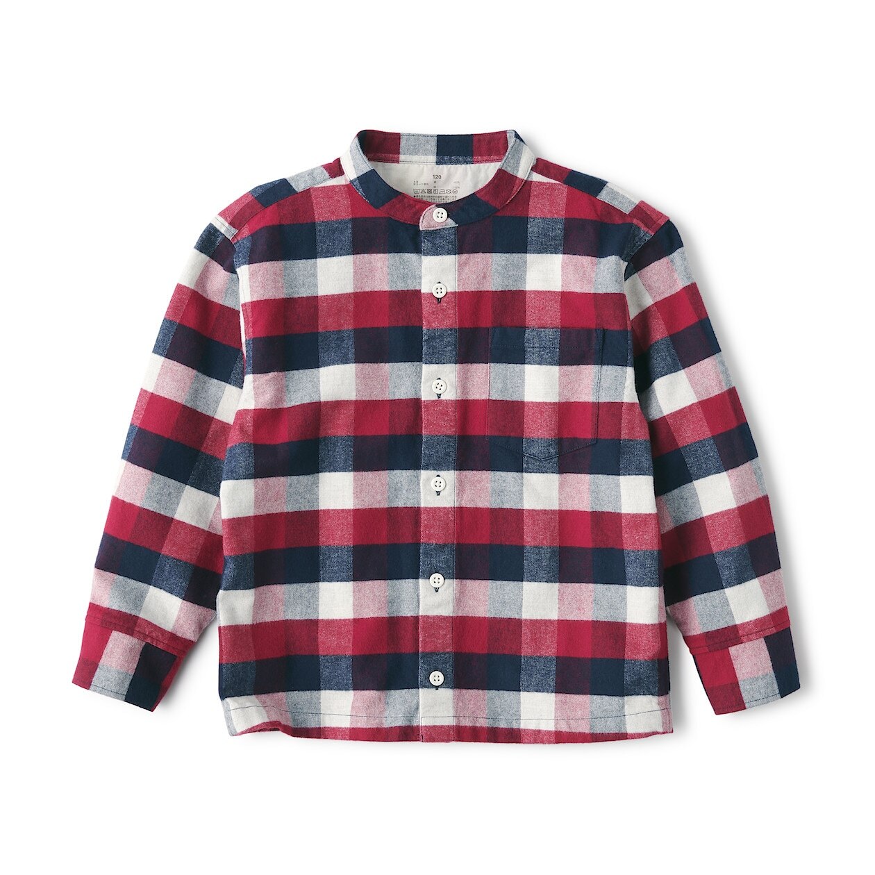 Flannel Stand collar shirt (4-7 years)