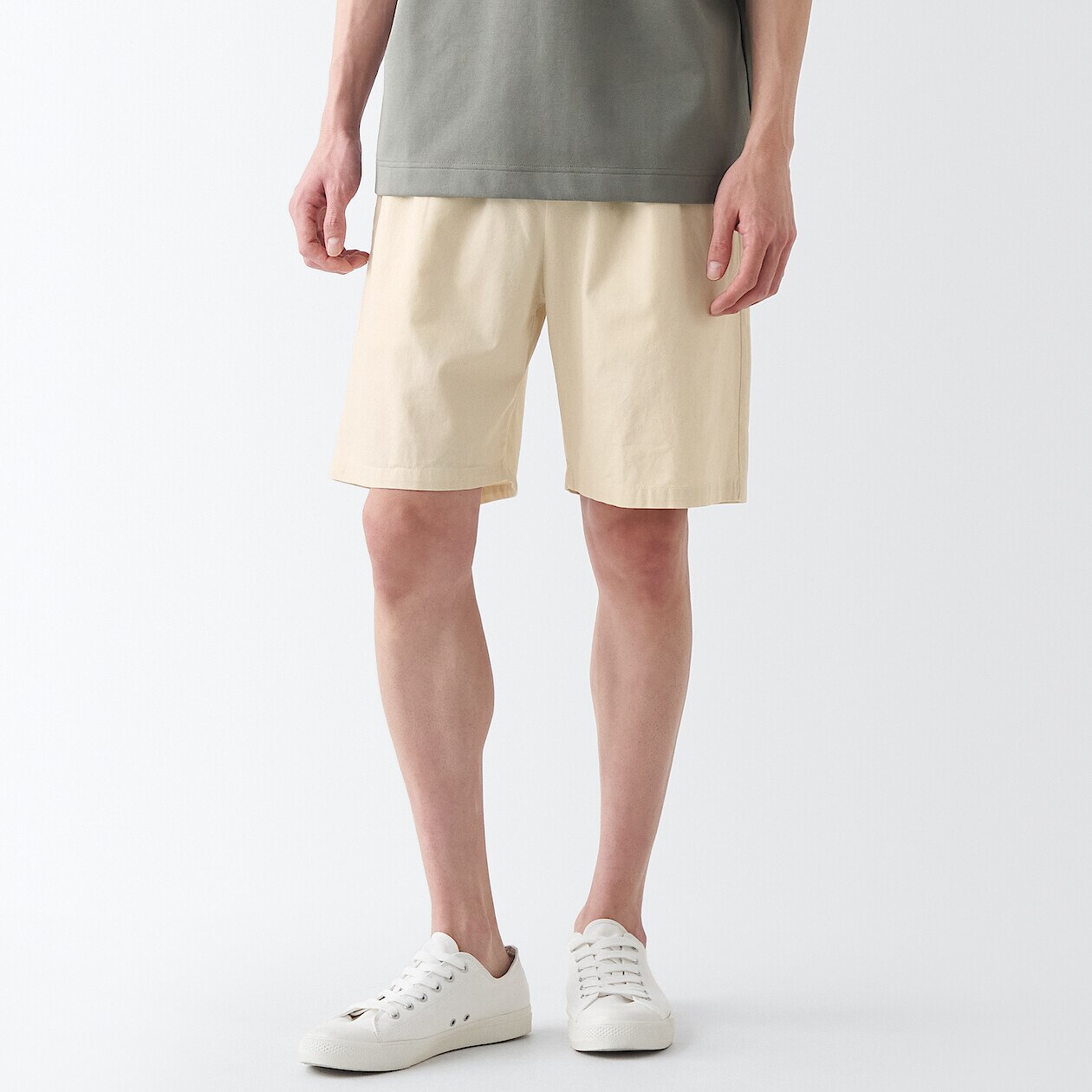 Men's Chambray Cotton Shorts