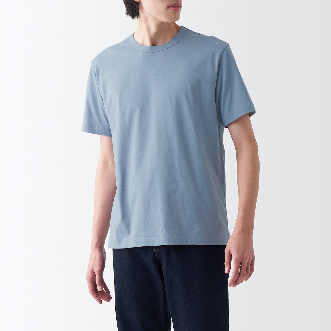 Men's Cotton Blend Crew Neck T-shirt