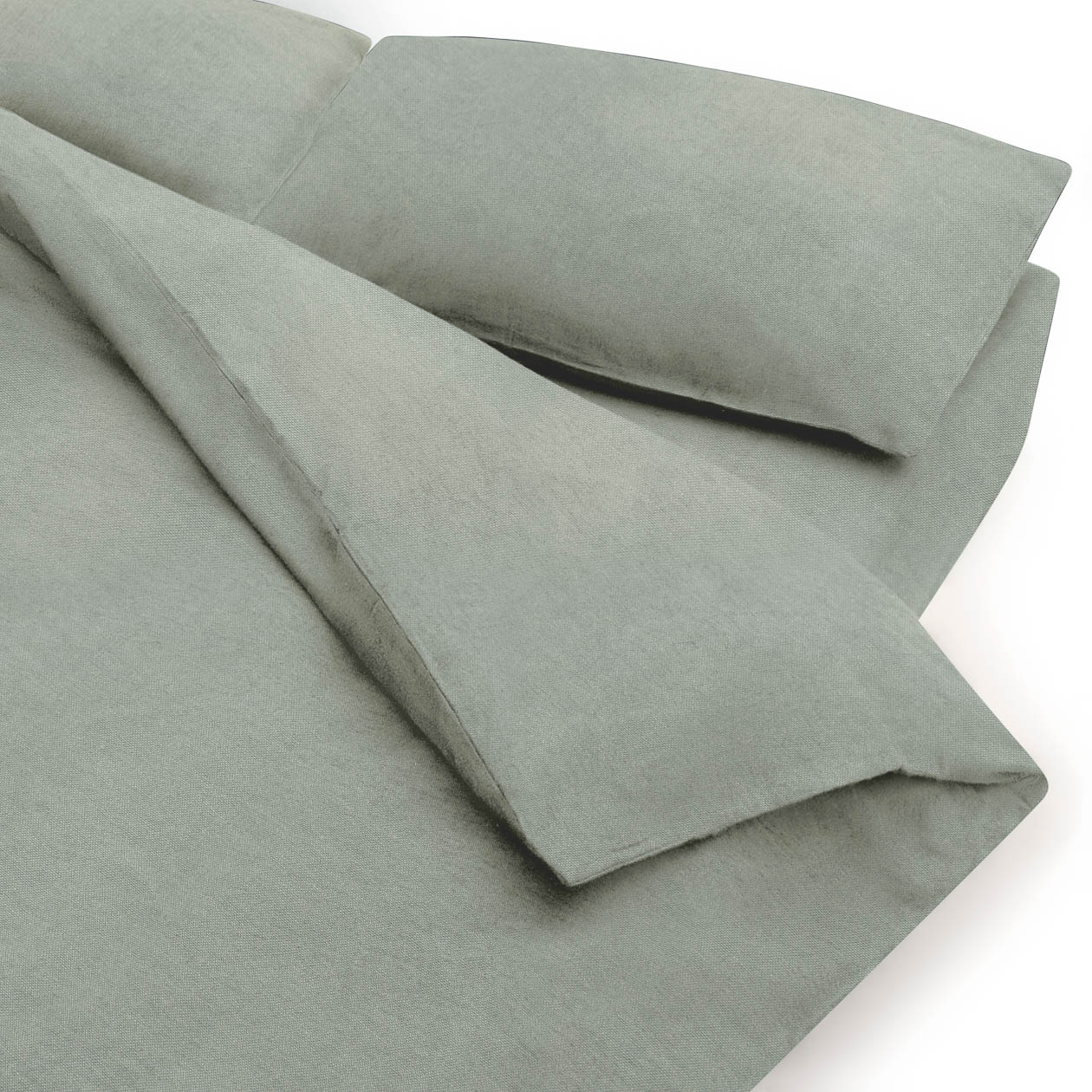 Washed Cotton Duvet Cover- Queen