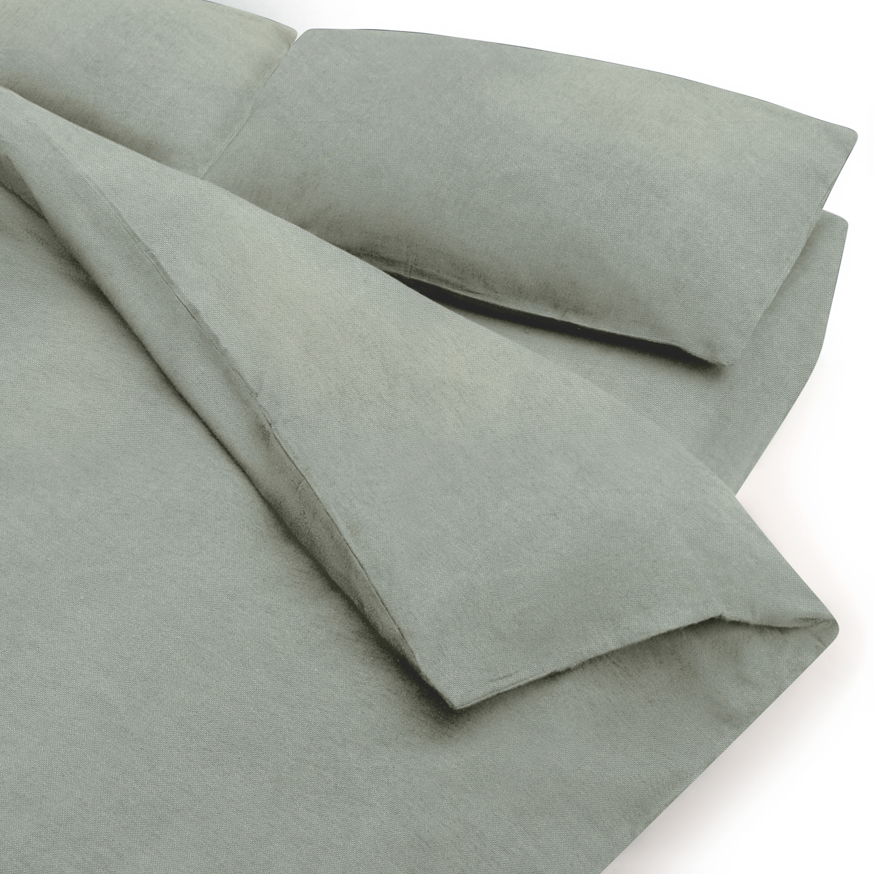 Washed Cotton Duvet Cover- King Size