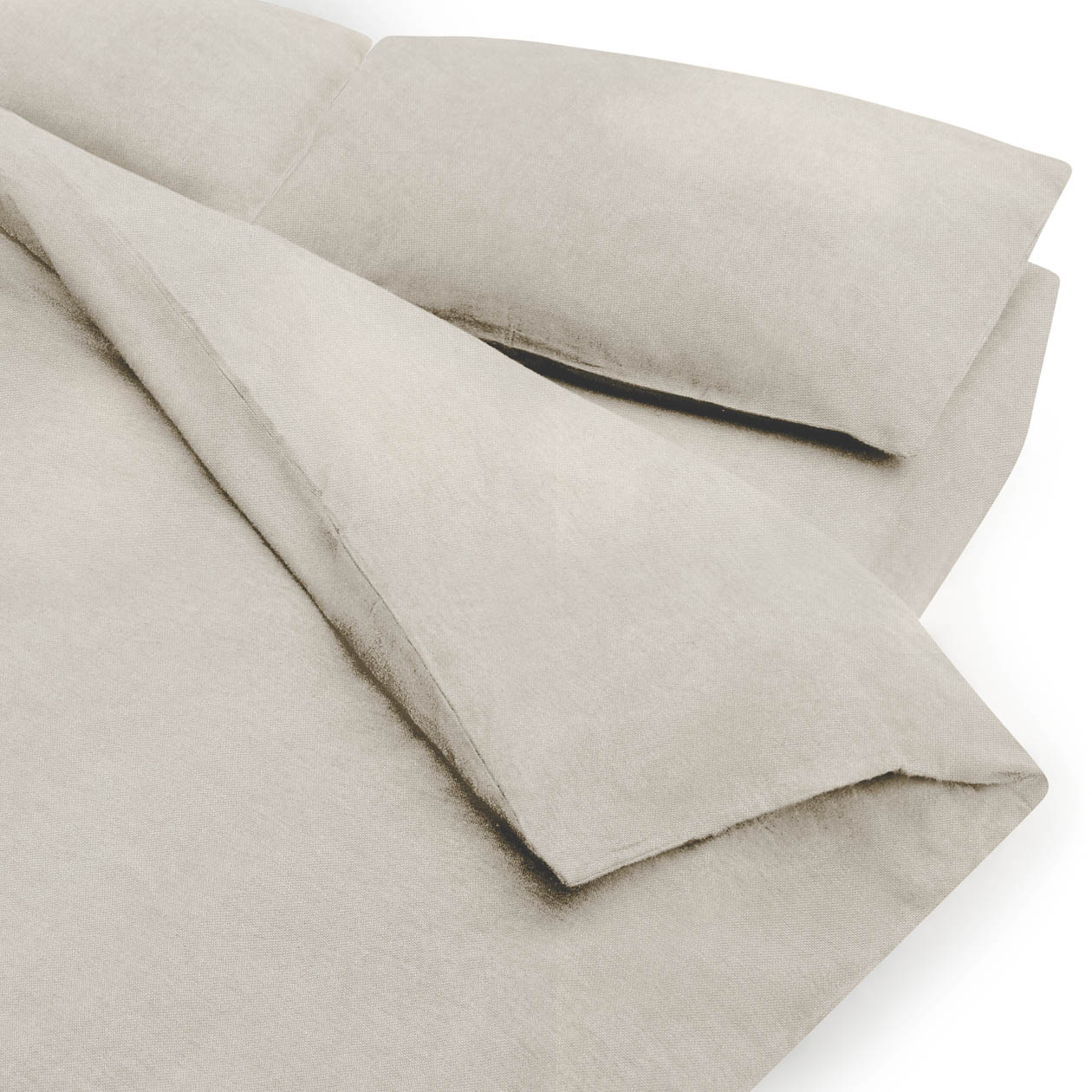 Washed Cotton Duvet Cover- Single
