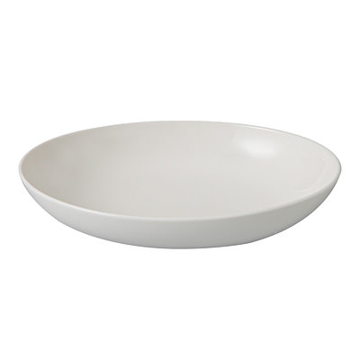 Beige Porcelain Oval Plate 22cm