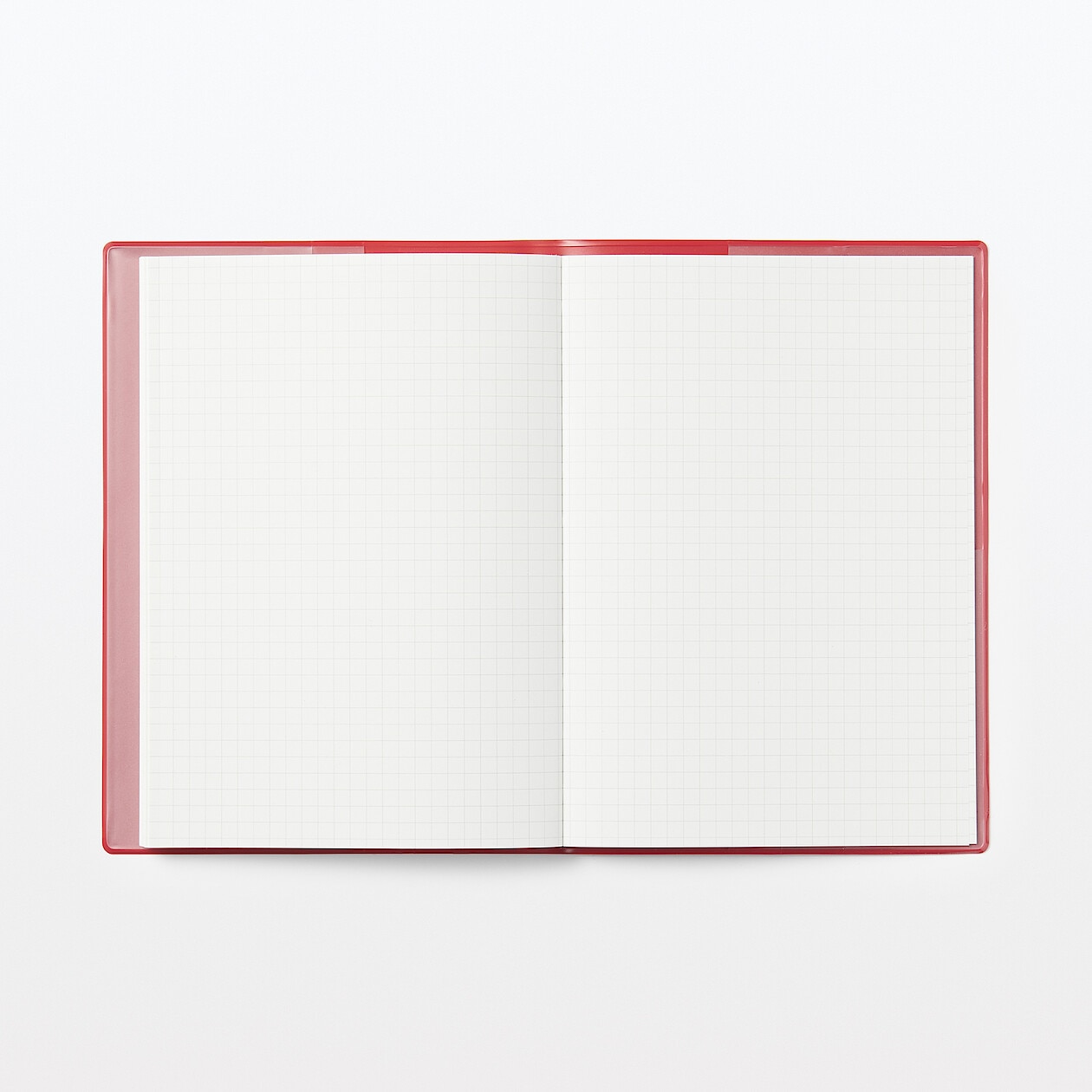 2024 Vinyl Monthly/ Weekly Planner Monday start, Red MUJI