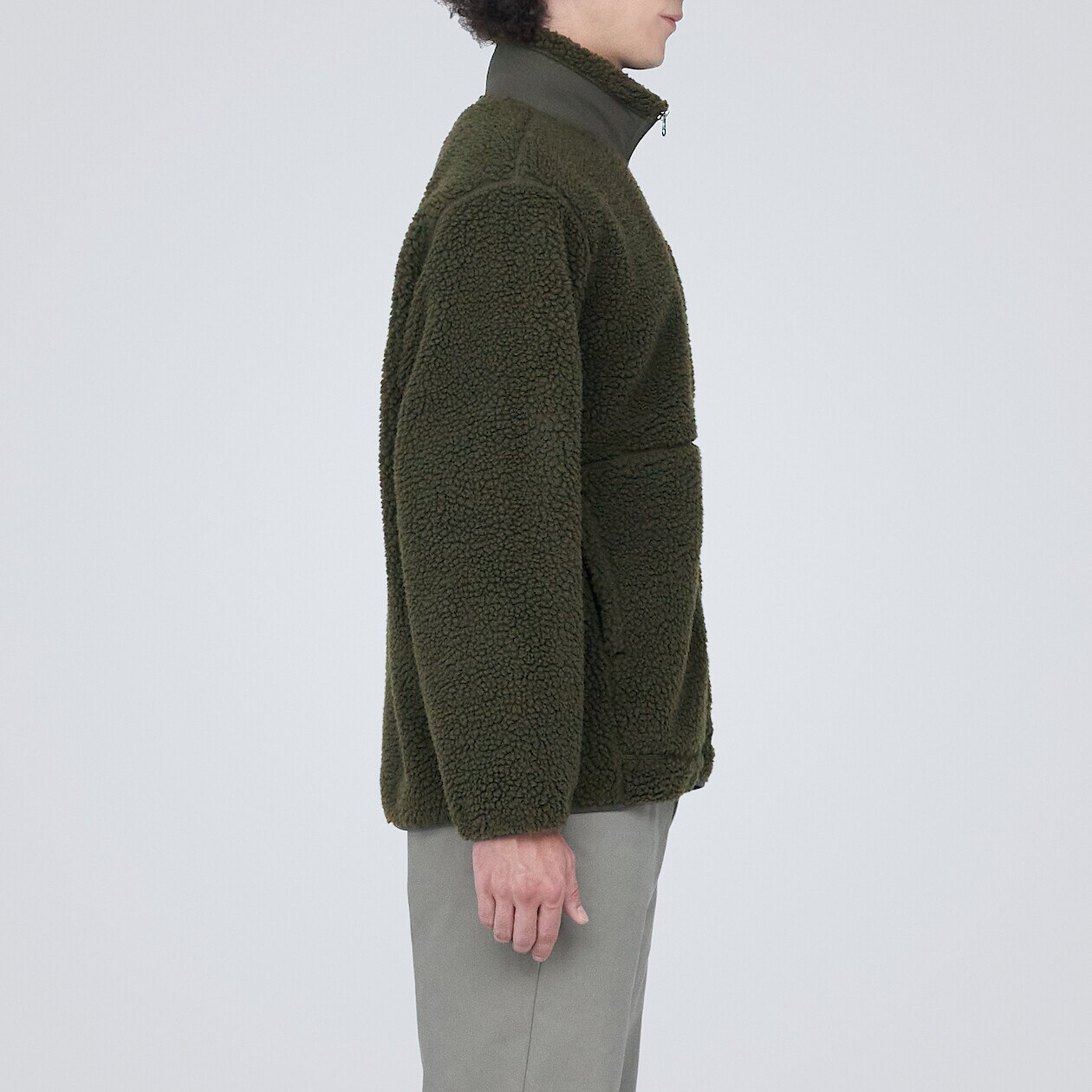 Men's Recycled Polyester Fleece Jacket | MUJI